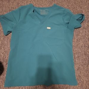 Teal figs Catarina top- large